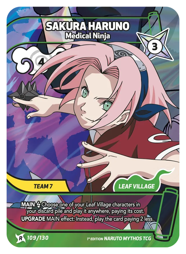 NARUTO - Mythos TCG - Set Konoha Shidō 1st Edition - Box 24 Buste ENG