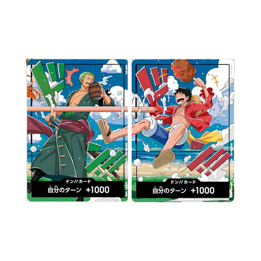 ONE PIECE - World United Promo - DON!! Card Luffy and Zoro