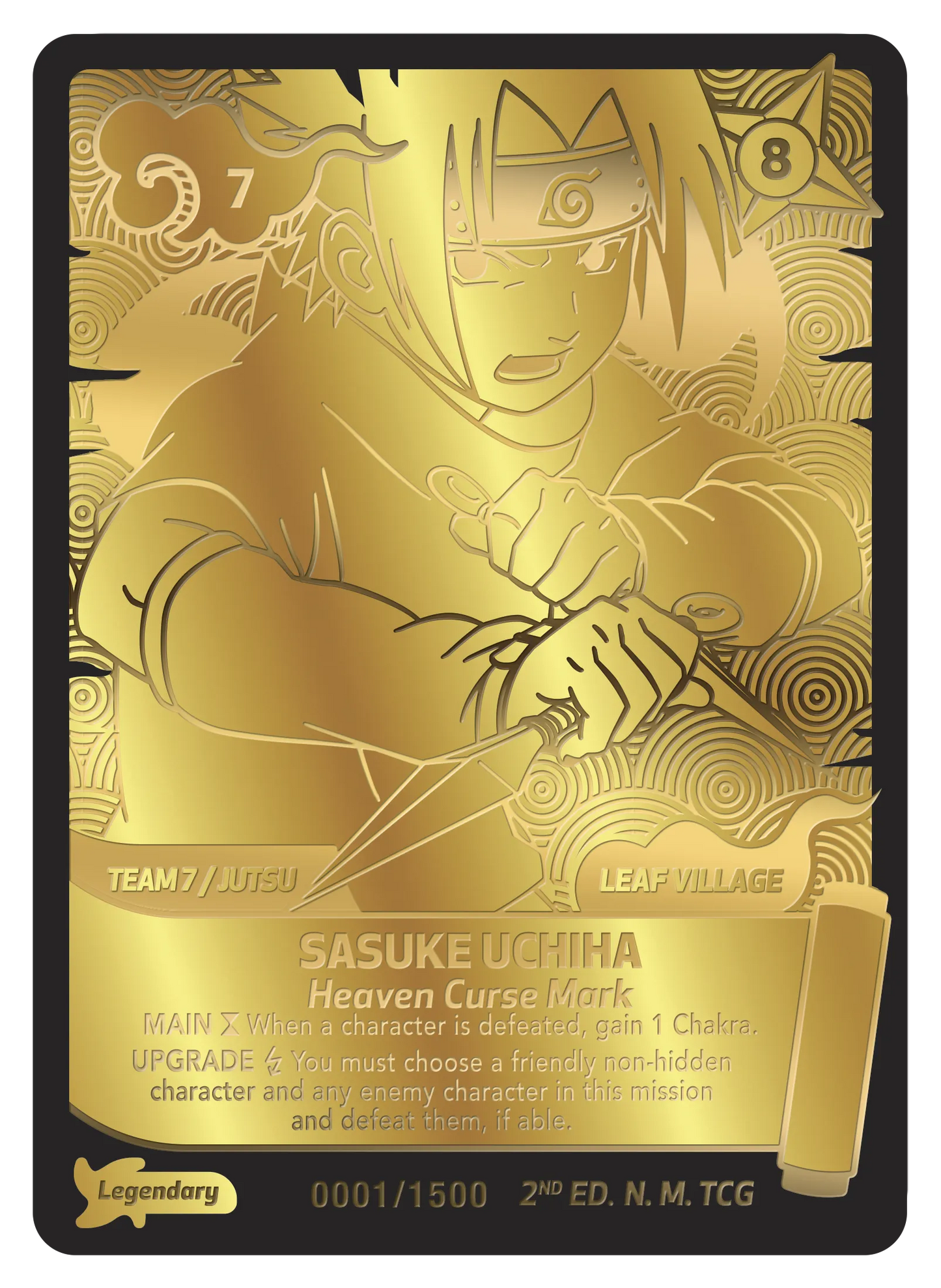 NARUTO - Mythos TCG - Set Konoha Shidō 2nd Edition - Box 24 Buste ENG