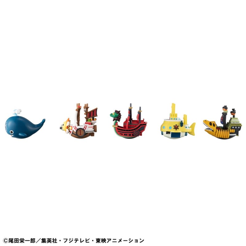 ONE PIECE - YuraColle Grand Line - Collection pack set 6 navi minifigure Volume 2