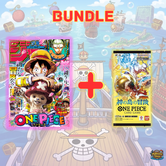 ONE PIECE - Bundle Weakly Shonen Jump 3/23 2026 + One Piece Poster + Bustina OP15JAP
