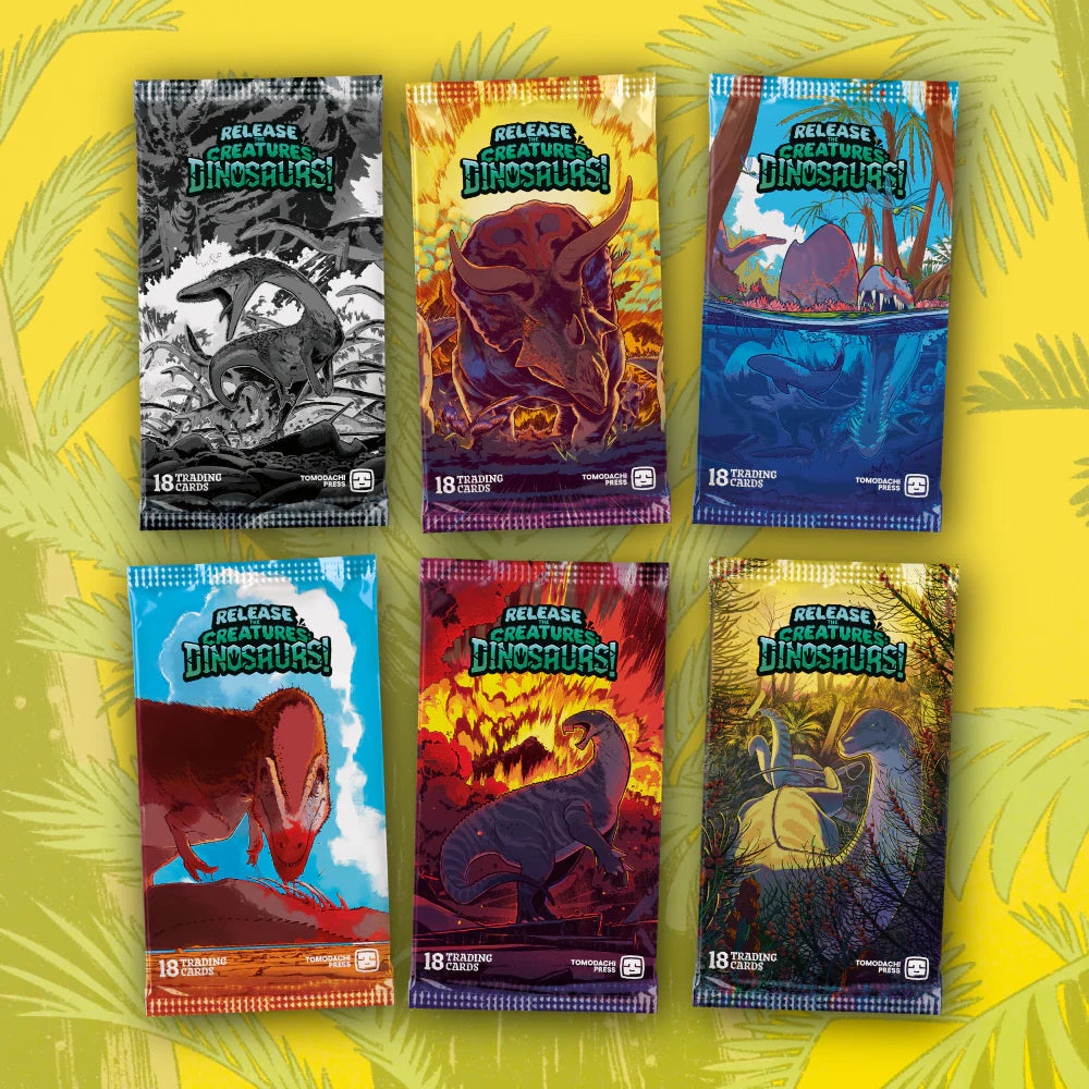 TOMODACHI PRESS - Box Release the Creatures: Dinosaurs!